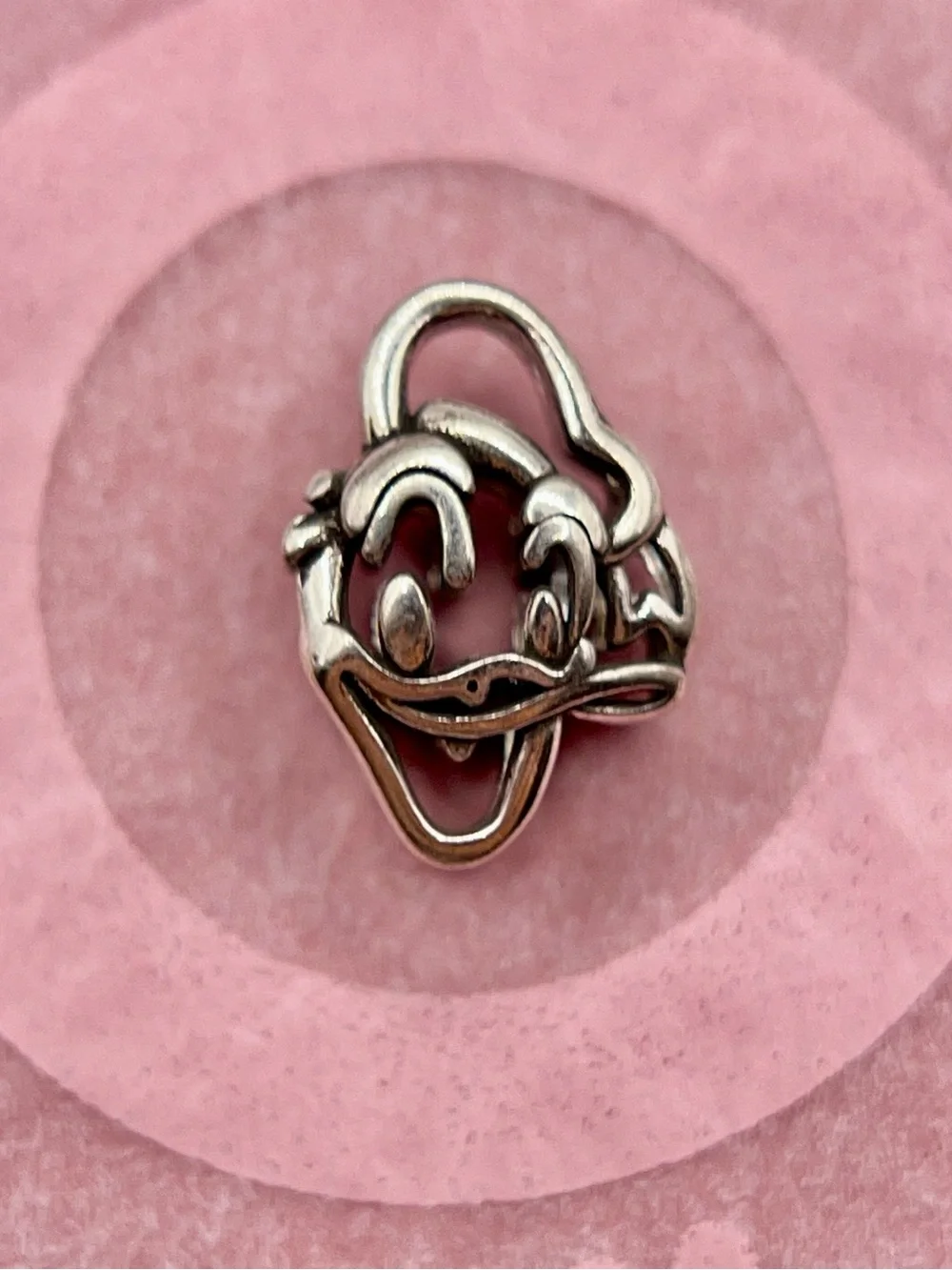Pandora Disney Donald Duck Openwork Sterling Silver Charm